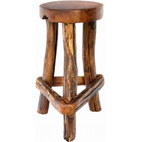 Teak Wood Sawtooth Bar Chair