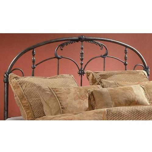 Hillsdale Jacqueline Brushed Pewter Metal Headboard Without Frame - King - 1293-670 Hillsdale Jacqueline Brushed Pewter Metal Headboard Without Frame - King - 1293-670