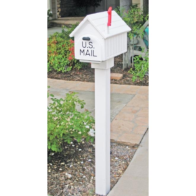 Eagle One Recycled Plastic Mail Box Diamond Pattern - Black