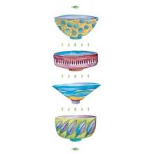 Lois Bender - Kimono Tea Cups II Size 20x8 Poster Print
