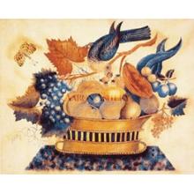 Basket Bird And Fruit Poster Print