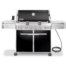 Weber Gas Grills Summit E-650 Natural Gas Grill W/ Rotisserie & Smoker - Black