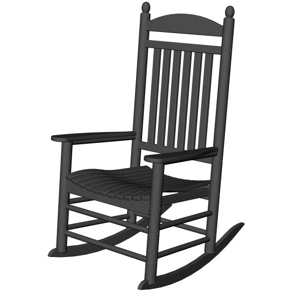 Poly-Wood Recycled Plastic Wood Jefferson Rocking Chair