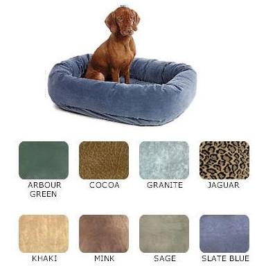 Extra Large Donut Dog Bed - Granite