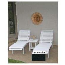 Eagle One Recycled Plastic Avalon Chaise Lounge - Black