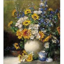 Sunflowers And Daisies Poster Print