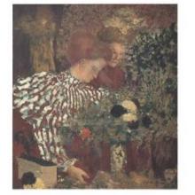 The Striped Blouse, 1895 Poster Print