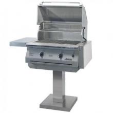 Solaire Gas Grills 27 Inch Basic Infrared Propane Gas Grill On Bolt Down Post