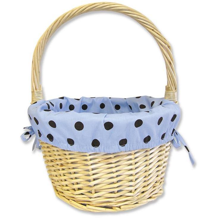 Willow Handle Basket-Max Dot Liner