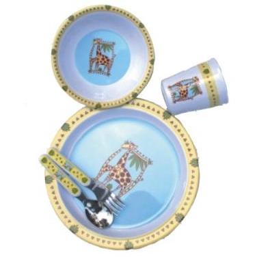Giraffe Melamine Plate Set