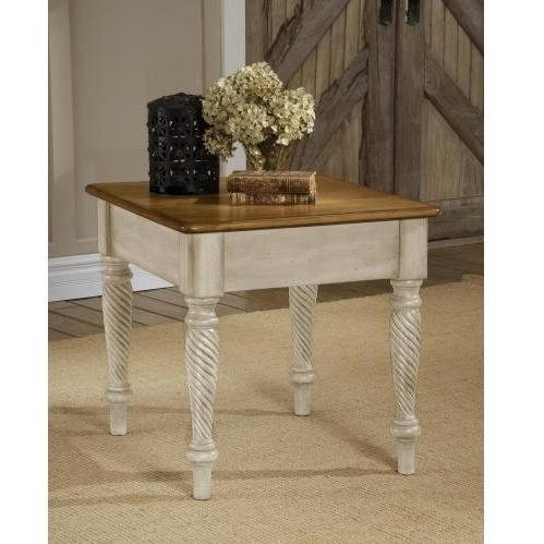 Hillsdale Wilshire End Table - Antique White