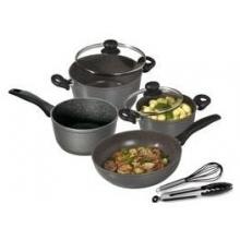 Stoneline Cookware Set With Two Tools - Six Piece
