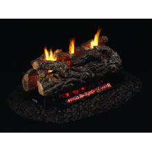 Golden Oak Designer Peterson Real Fyre Vent Free Log Set
