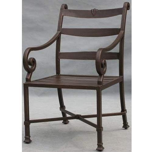Darlee Laguna Cast Aluminum Dining Chair With Cushions