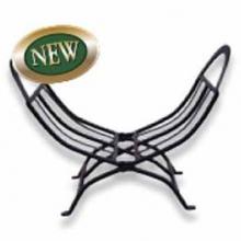 UniFlame Black Wrought Iron Log Rack