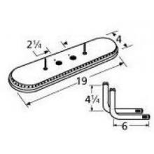 Aluminized Steel Oval Twin, Centered, 2.25 Inch Offset Burner 15222-71022