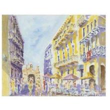 Street Scene, Puerto Rico Poster Print