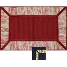 AMS Imports Outdoor Rug Ocean And Navy - 22 X 34