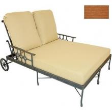 Windham Castings Provence Casual Back Double Chaise Lounge Cushion , Raffia Rustic LX