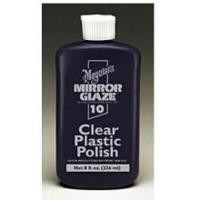 Meguiar S Mirror Glaze Mirror Glaze Clear Plastic Polish - 8 Oz.