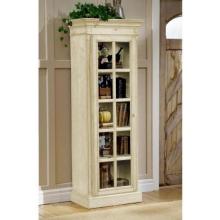 Hillsdale Wilshire Small Library Cabinet - Antique White