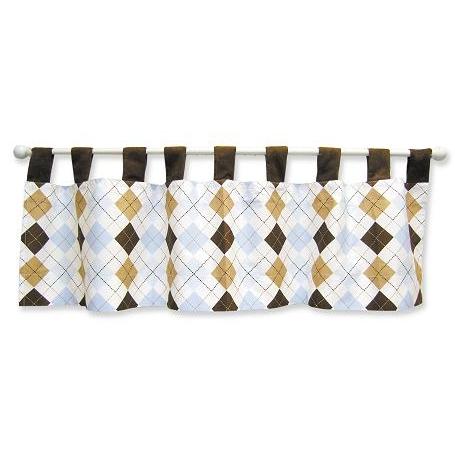 Prep School Blue Window Valance