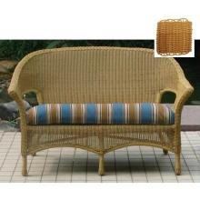 North Cape Naples Resin Wicker Love Seat - Honey