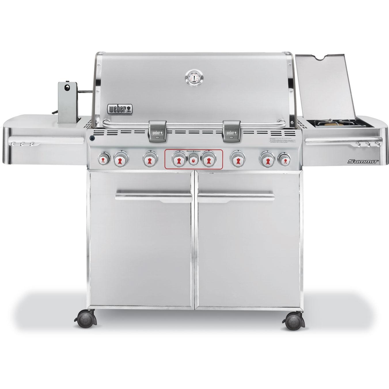Weber Gas Grills Summit S-670 Propane Gas Grill W/ Sear Burner