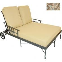 Windham Castings Provence Casual Back Double Chaise Lounge Cushion , Sun Garden LXX