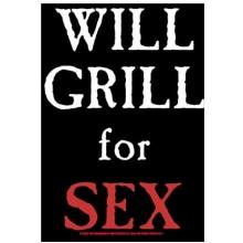 Will Grill For Sex Apron