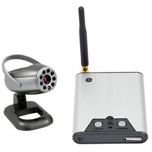 GE 45234 WIRELESS COLOR RECEIVER WITH COLOR CAMERA