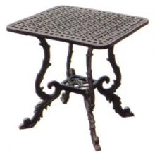Darlee Monte Carlo Cast Aluminum End Table - 21 Inch Square