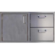 BBQ Guys 260 Series Single Door/2 Drawer Combo