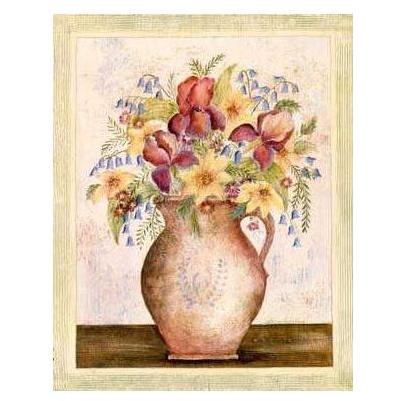 Blue Bells Vase Poster Print