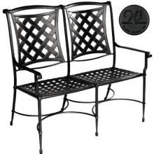 Windham Castings Kinsale Settee Frame Only, Black