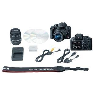 10.1 MEGAPIXEL DIGITAL REBEL XS 18-55 IS CAMERA KIT (BLACK)