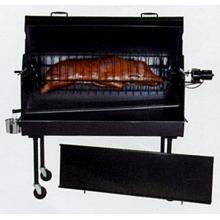 Grillco Gc200 Charcoal Grill w/ Rolltop and Rotiss
