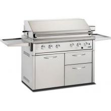 OCI Gas Grills Elite 48 Inch Natural Gas Grill On Cart With Rotisserie