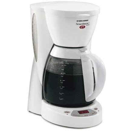 Black & Decker DCM2500 Programmable Coffee Maker - White