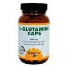 Country Life L-Glutamine 500 Mg W/B-6, 100 Caps