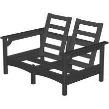 Poly-Wood Club Recycled Plastic Wood Loveseat