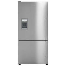 Fisher Paykel 17.6 Cu Ft ActiveSmart Stainless Flat Door Left Hinge Refrigerator With Ice And Water Dispenser - E522BLXFDU