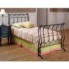 Hillsdale Camelot Black And Gold Bed Set Without Frame - Twin