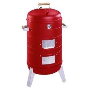 Meco Smokers - 5031 Charcoal Combo Water Smoker - Red