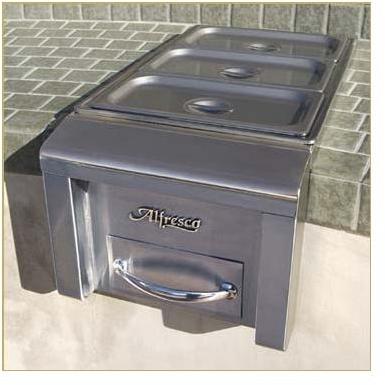 Alfresco Food Warmer - Built-in