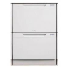 Fisher Paykel Double DishDrawer With Recessed Handle - White