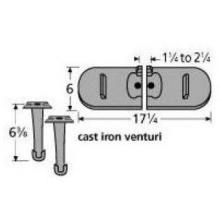 Cast Iron Oval Twin, Centered, Variable Offset Burner 21602-80701