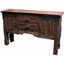 Teak Wood Panhandle Hutch / Storage Box