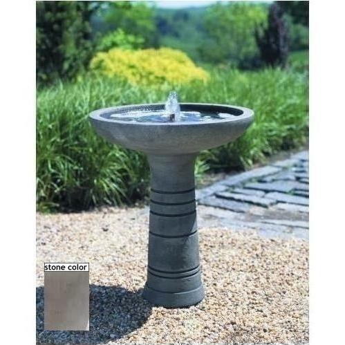 Campania Auberge Fountain - Greenstone Finish