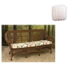 North Cape Pinehurst Resin Wicker 3 Seater Sofa - White